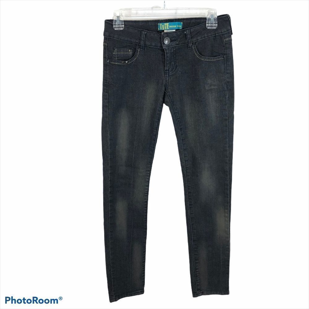 Juniors Tyte Brand Black Skinny Jeans‎ Size 3